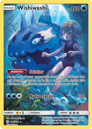 Wishiwashi (Secret) 240/236 - SM  Cosmic Eclipse Holofoil - for just $6.08! 