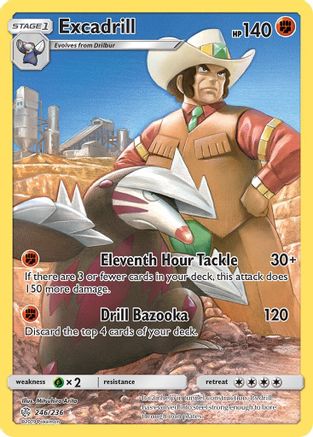 Excadrill (Secret) 246/236 - SM  Cosmic Eclipse Holofoil - for just $2.89! 