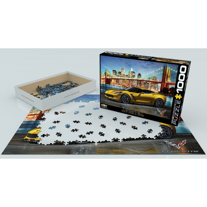 2015 Corvette Z06 Out for a Spin 1000 Piece Jigsaw Puzzle Eurographics - for just $19.99! 