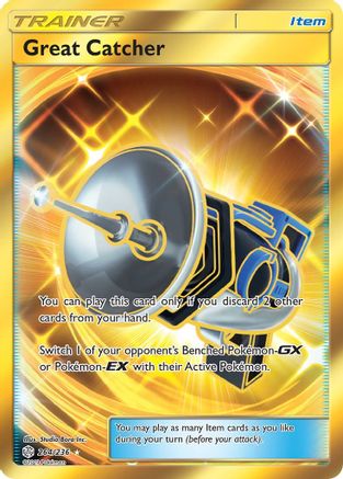Great Catcher (Secret) 264/236 - SM  Cosmic Eclipse Holofoil - for just $1.65! 