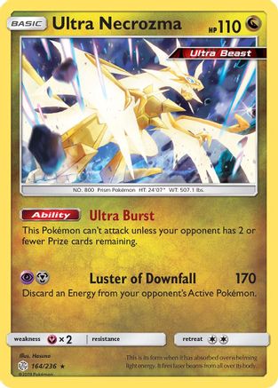 Ultra Necrozma 164/236 - SM  Cosmic Eclipse Holofoil - for just $0.99! 
