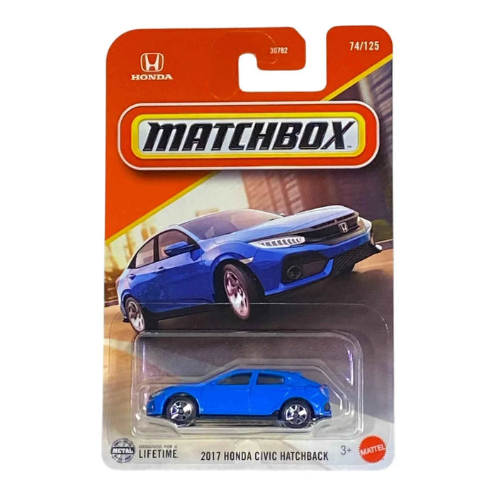 Matchbox 2017 Honda Civic Hatchback - 2025 Matchbox Series 74/125 - for just $1.79! 
