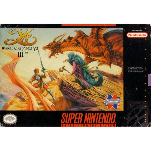 Ys III: Wanderers from Ys (Super Nintendo) - Premium Video Games - Just $0! Shop now at Retro Gaming of Denver