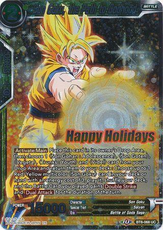 Son Goku, the Path to Godhood (Gift Box 2019) (BT8-068) [Promotion Cards] - for just $1! 