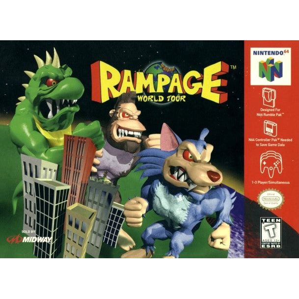 Rampage World Tour (Nintendo 64) - Just $0! Shop now at Retro Gaming of Denver