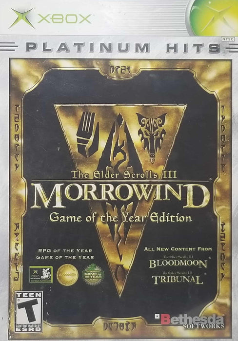 The Elder Scrolls III: Morrowind Game Of The Year Edition Bundle [Game + Strategy Guide] (Platinum Hits) (Xbox) - Just $49.99! Shop now at Retro Gaming of Denver