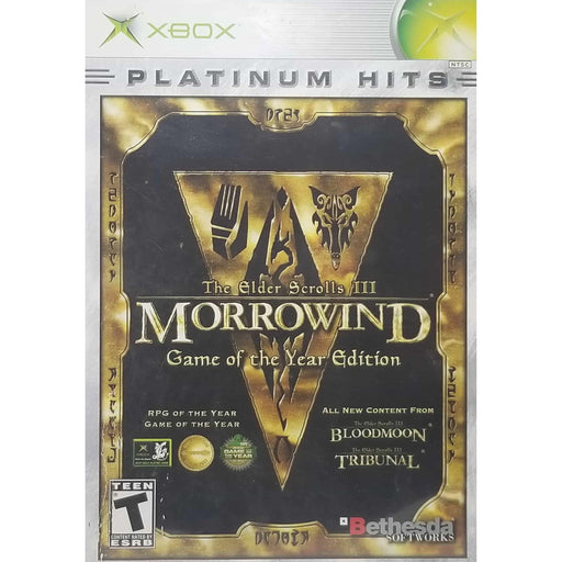 The Elder Scrolls III: Morrowind Game Of The Year Edition (Platinum Hits) (Xbox) - Just $17.99! Shop now at Retro Gaming of Denver