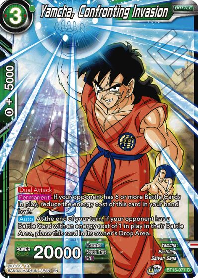 Yamcha, Confronting Invasion (BT15-077) [Saiyan Showdown] - for just $0.10! 