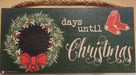 Boston Red Sox 6'' x 12'' Days Until Christmas Wood Sign - for just $12.99! 