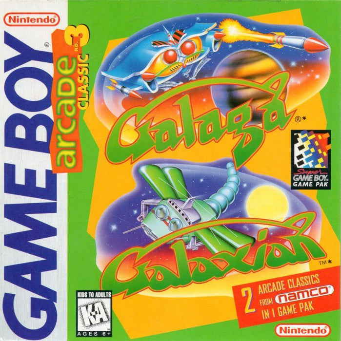 Arcade Classic No. 3: Galaga / Galaxian (Gameboy) - Just $0! Shop now at Retro Gaming of Denver