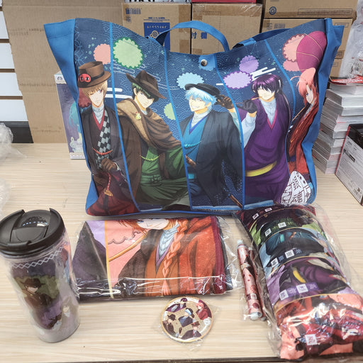 Gintama Goodie Bag Includes 1 Tumbler, 1 Small Pillow, 1 Button, 1 Small Wallscroll, 1 Blanket - Premium Figures - Just $59.95! Shop now at Retro Gaming of Denver