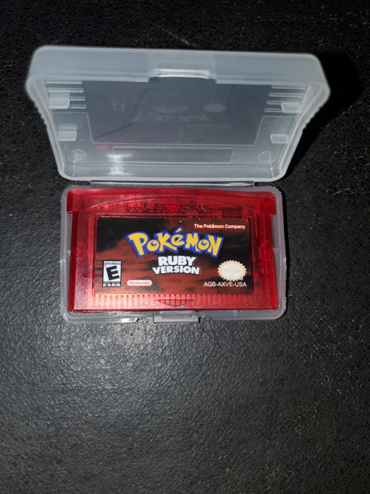 Pokemon Emerald FireRed Ruby Sapphire GBA Video Game French German - for just $11.50! 
