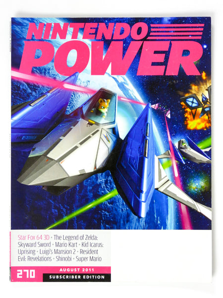 Nintendo Power August 2011 Volume 270 [Subscriber Edition] (Books) - Just $9.99! Shop now at Retro Gaming of Denver