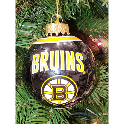 Boston Bruins Holiday Ball Ornament - Premium Holiday - Ornaments - Just $9.99! Shop now at Retro Gaming of Denver