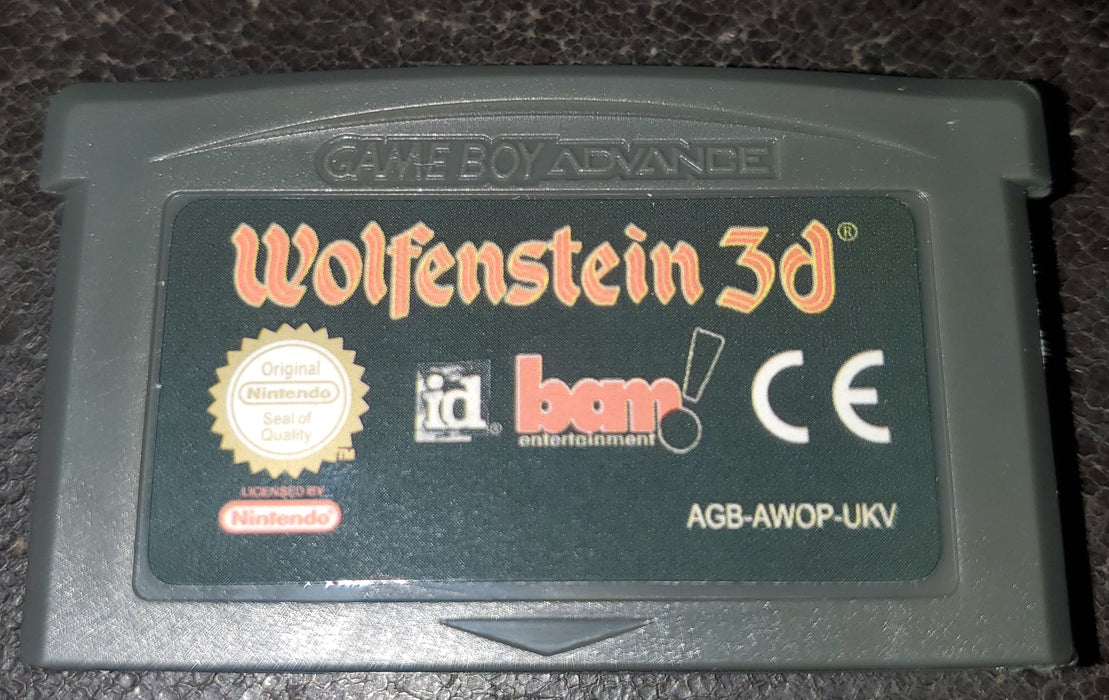 Wolfenstein 3D GBA Video Game Cartridge Game Boy Advance 2002 - for just $12! 