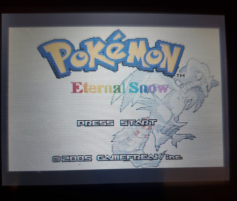 Pokemon Eternal Snow GBA ROM Hack Video Game Custom Gameboy Advance - for just $18.49! 