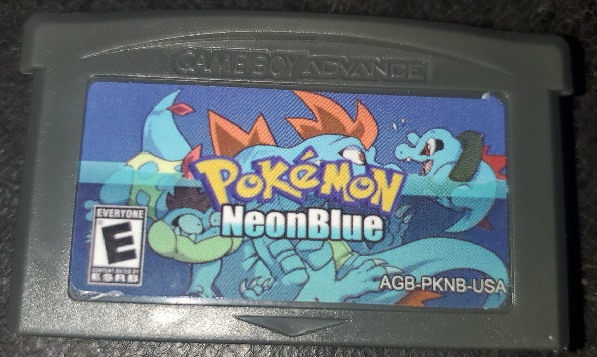 Pokemon NeonBlue GBA ROM Hack Video Game Custom Gameboy Advance - for just $18.49! 