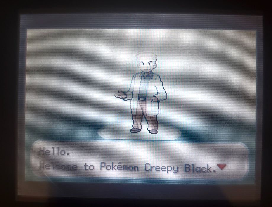 Pokemon Creepy Black GBA ROM Hack Video Game Custom Gameboy Advance - for just $18.49! 
