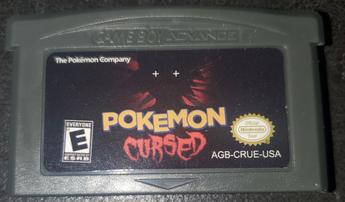 Pokemon Cursed GBA ROM Hack Video Game Custom Gameboy Advance - for just $18.49! 