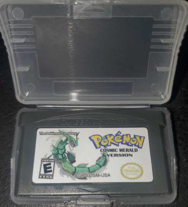 Pokemon Cosmic Emerald GBA ROM Hack Video Game Custom Gameboy Advance - for just $18.49! 