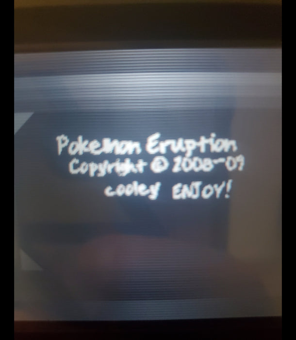 Pokemon Eruption GBA ROM Hack Video Game Custom Gameboy Advance - for just $18.49! 