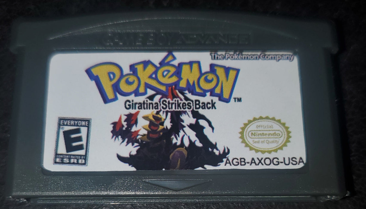 Pokemon Giratina Strikes Back GBA ROM Hack Video Game Boy Advance - for just $17.99! 