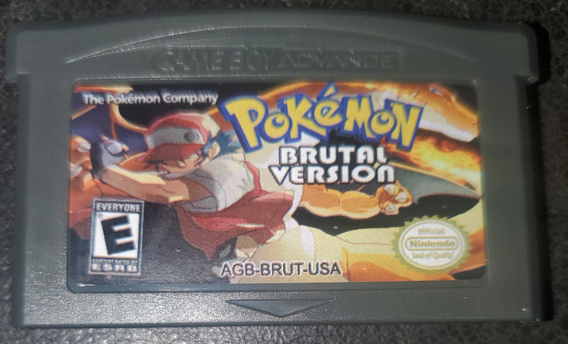 Pokemon Brutal GBA ROM Hack Video Game Custom Gameboy Advance - for just $18.49! 