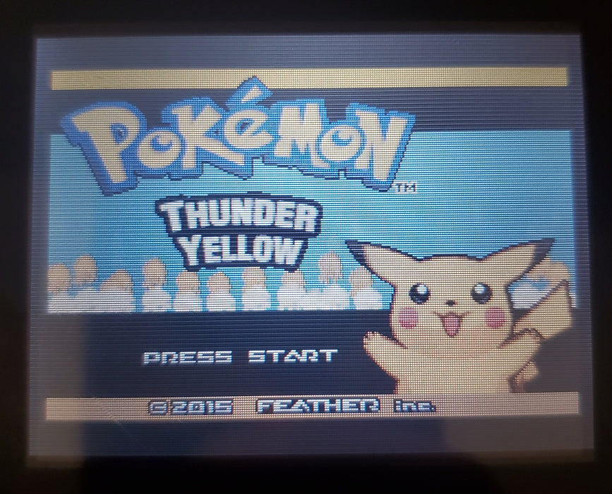 Pokemon Thunder Yellow GBA ROM Hack Video Game Custom Gameboy Advance - for just $18.49! 