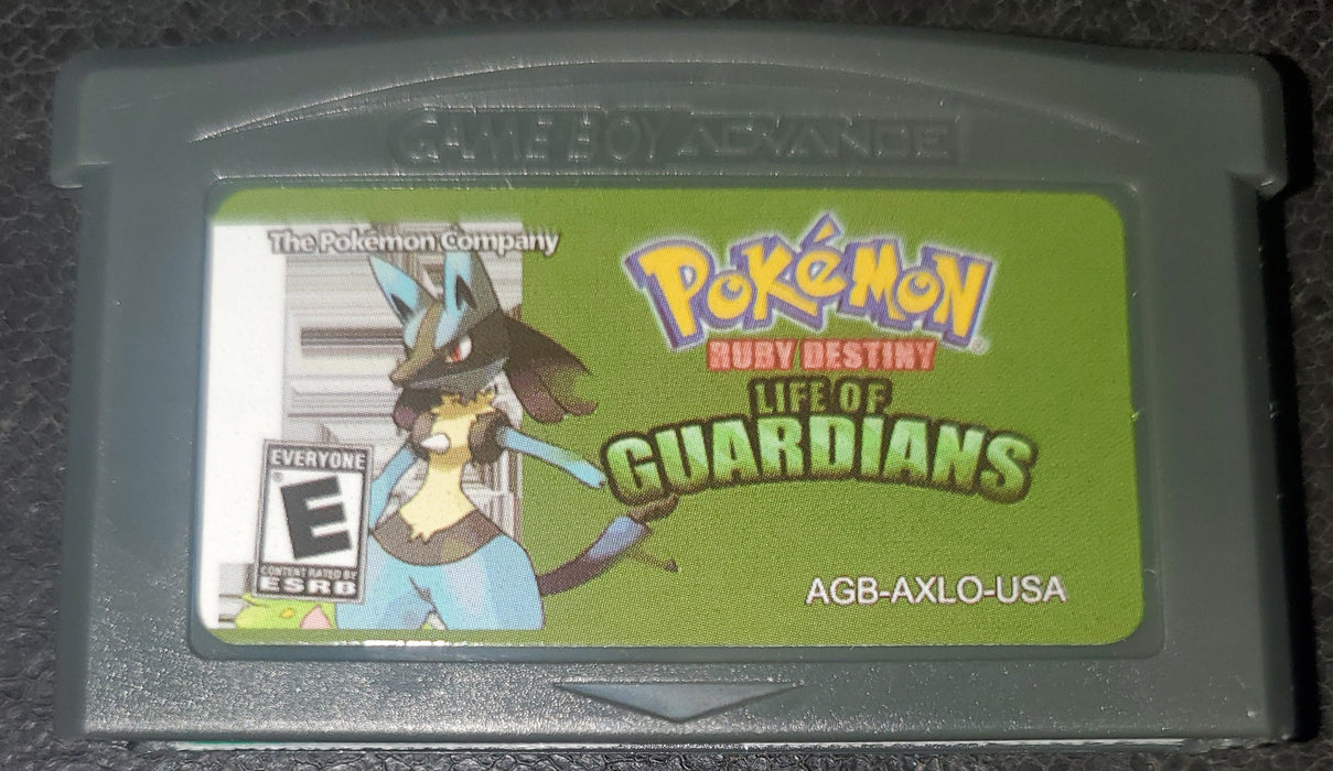 Pokemon Ruby Destiny Life of Guardians GBA ROM Hack Game Boy Advance - for just $18.49! 