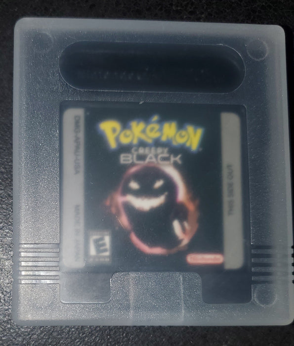 Pokemon Creepy Black GBC Rare GameBoy Color Game Custom ROM - for just $17.99! 