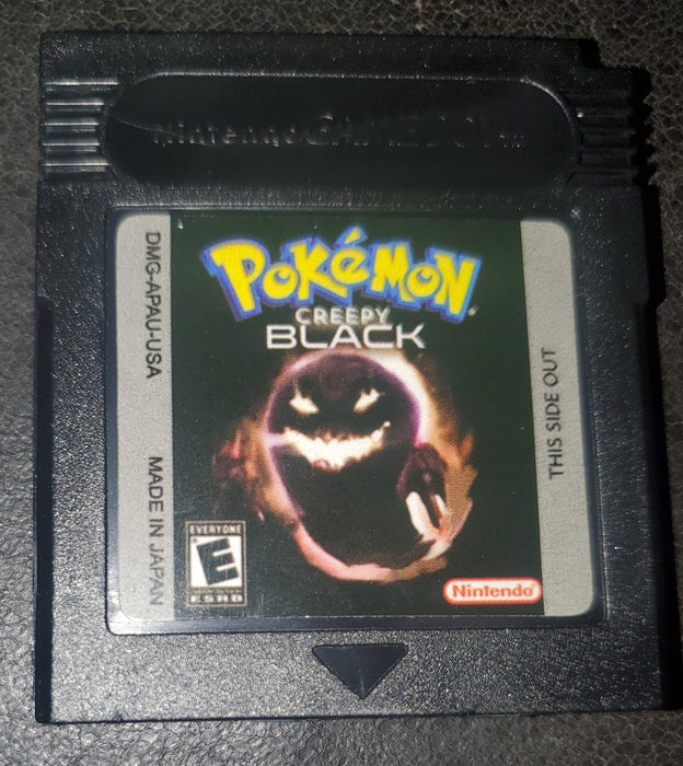 Pokemon Creepy Black GBC Rare GameBoy Color Game Custom ROM - for just $17.99! 
