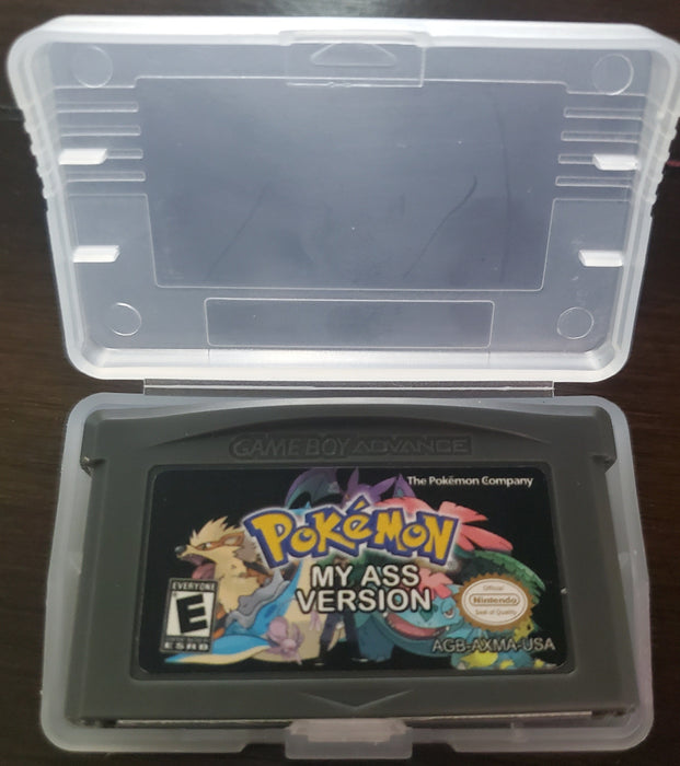 Pokemon My Ass GBA ROM Hack Video Game Custom Gameboy Advance - for just $17.99! 