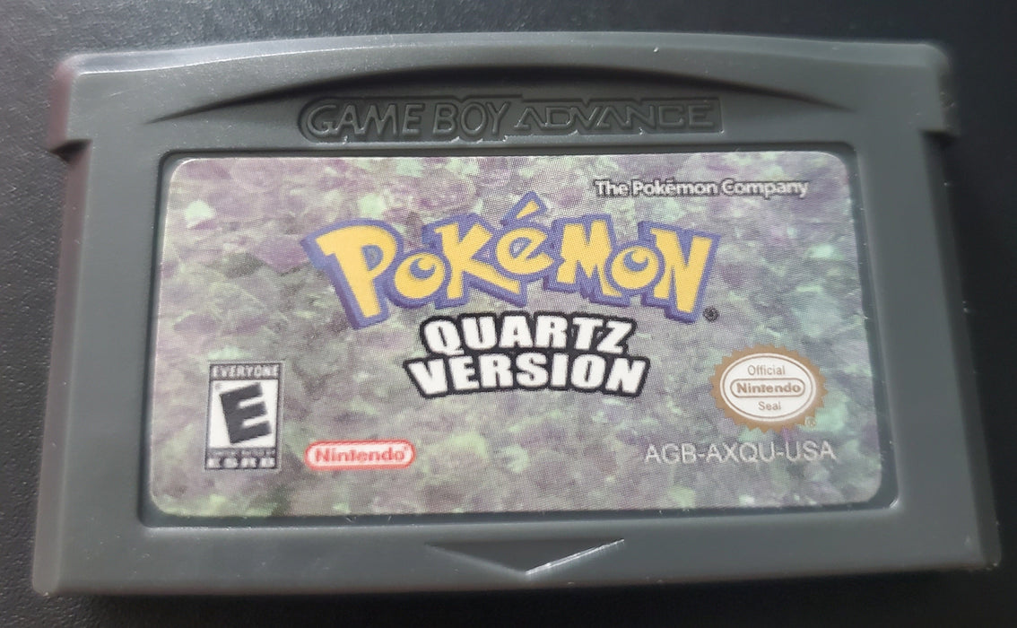 Pokemon Quartz GBA ROM Hack Video Game Custom Gameboy Advance - for just $18.49! 