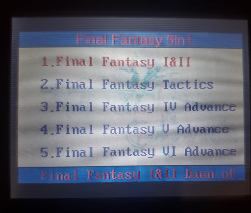 Final Fantasy 5 in 1 Fivefold Pack Video Game Cartridge GBA Game Boy Advance - for just $19.99! 
