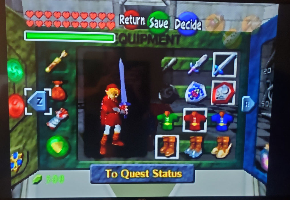 Legend of Zelda Ocarina of Time N64 Nintendo 64 Video Game Cartridge - for just $21.99! 