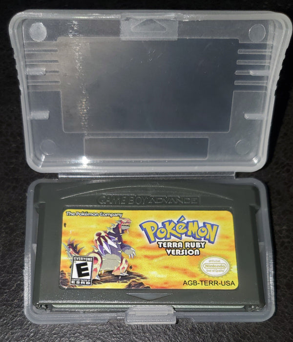 Pokemon Terra Ruby GBA ROM Hack Video Game Custom Gameboy Advance - for just $18.49! 