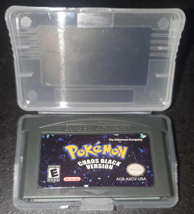 Pokemon Chaos Black GBA ROM Hack Video Game Custom Gameboy Advance - for just $17.99! 