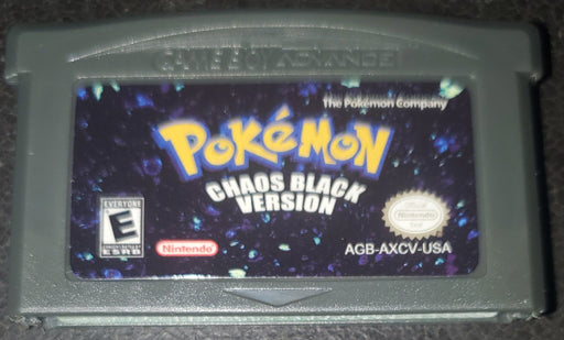 Pokemon Chaos Black GBA ROM Hack Video Game Custom Gameboy Advance - for just $17.99! 