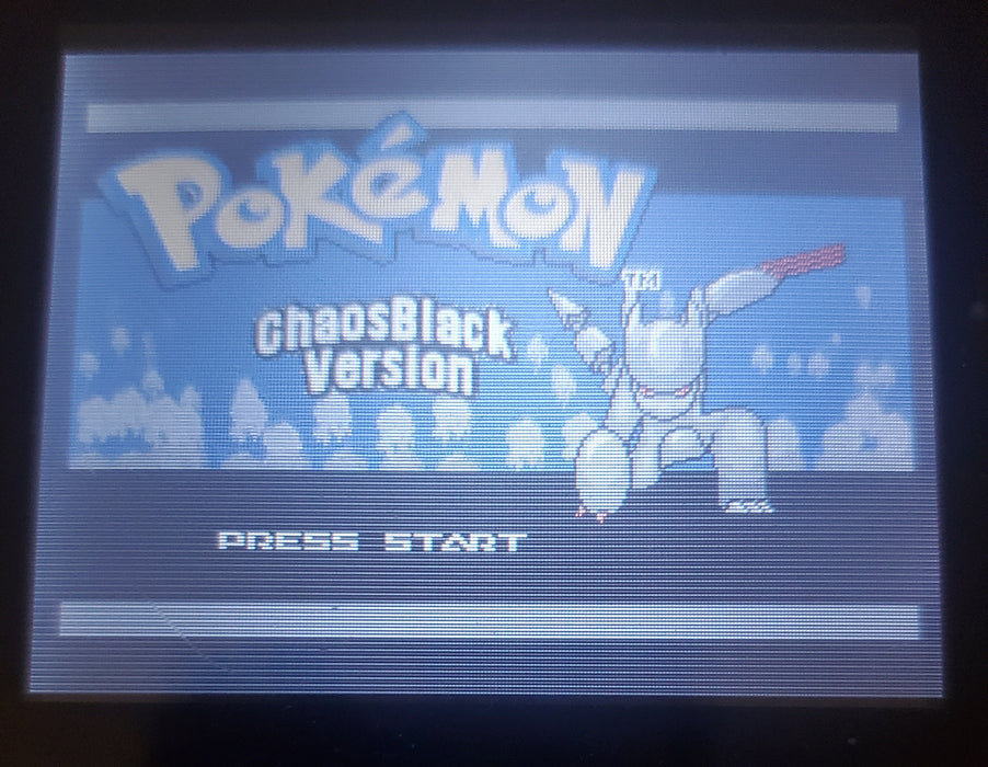 Pokemon Chaos Black GBA ROM Hack Video Game Custom Gameboy Advance - for just $17.99! 