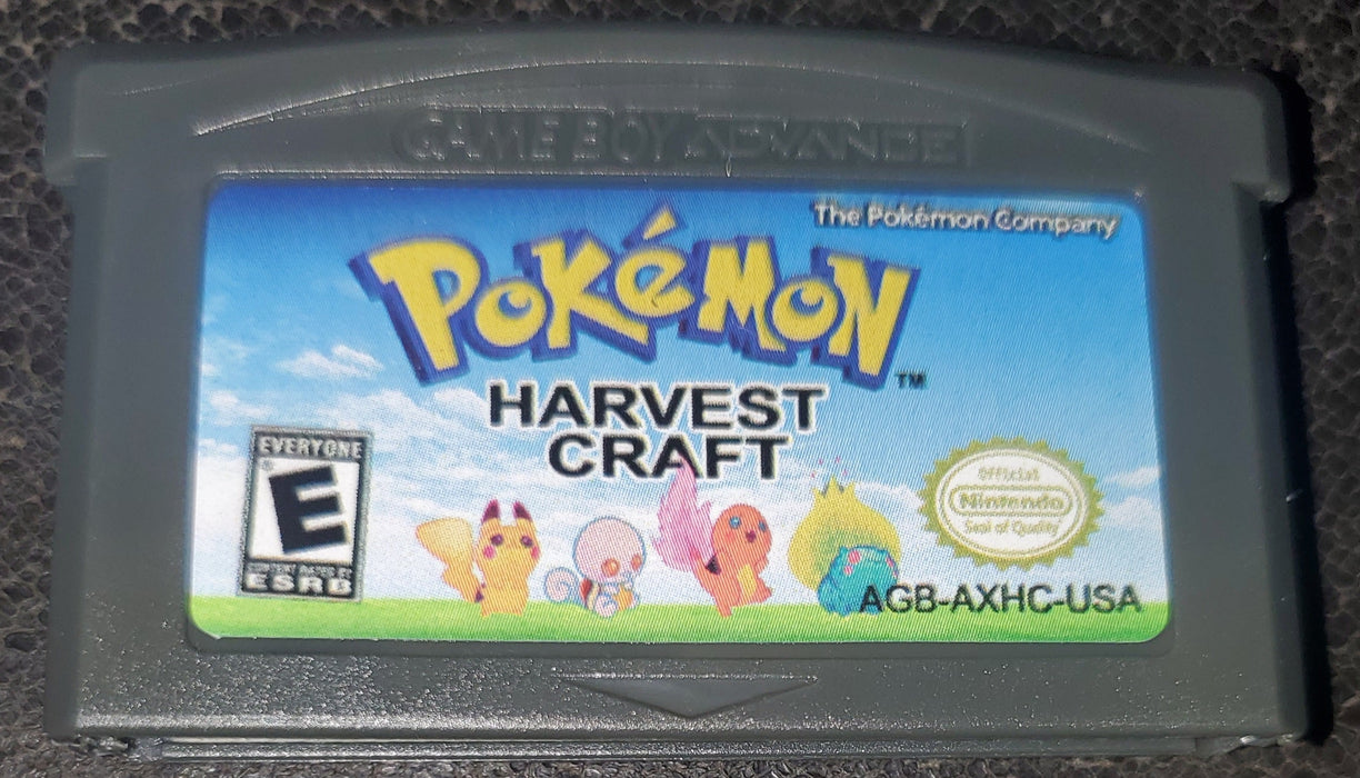 Pokemon Harvest Craft GBA ROM Hack Video Game Custom Gameboy Advance - for just $18.49! 
