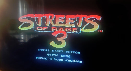 Streets of Rage 3 Sega Genesis Mega Drive Video Game Cartridge - for just $19.99! 