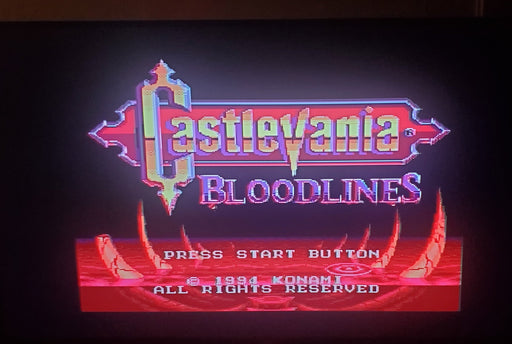 Castlevania Bloodlines Sega Genesis Mega Drive Video Game Cartridge - for just $19.99! 