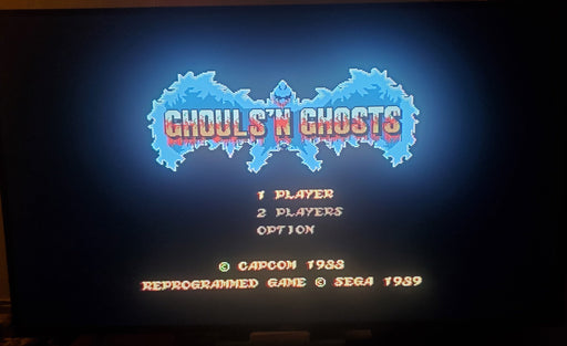 Ghouls 'N' Ghosts Sega Genesis Mega Drive Video Game Cartridge - for just $19.99! 