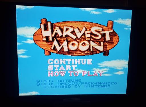Harvest Moon SNES Video Game Cartridge Super Nintendo - for just $19.49! 