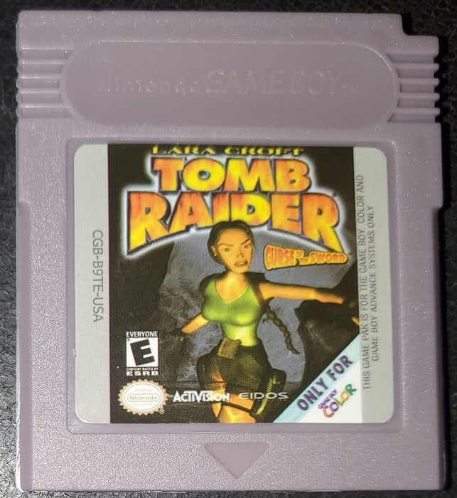 Tomb Raider Curse of the Sword GBC Video Game Catridge Gameboy Color - for just $15! 