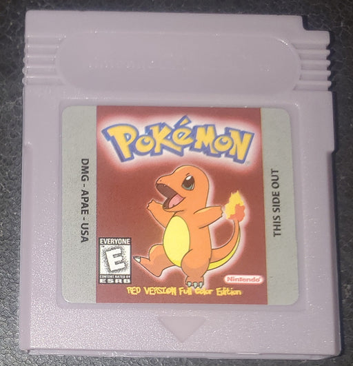 Pokemon Red Version Full Color GBC ROM Hack Video Game Gameboy Color - for just $16.99! 