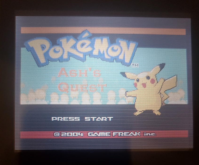 Pokemon Ash's Quest GBA ROM Hack Video Game Custom Gameboy Advance - for just $17.99! 