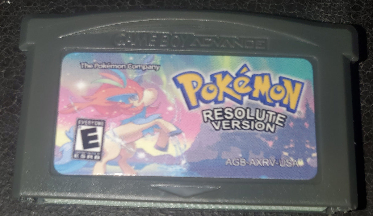 Pokemon Resolute GBA ROM Hack Video Game Custom Gameboy Advance - for just $18.49! 