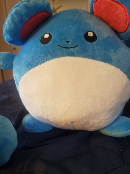 Pokemon Marril Plush Soft Stuffed Doll Toys Cute 10 Inch Kids - for just $17.99! 