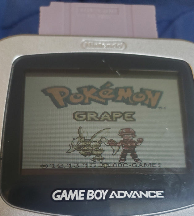 Pokemon Grape GBC Video Game Cartridge Gameboy Color ROM Hack - for just $16.99! 